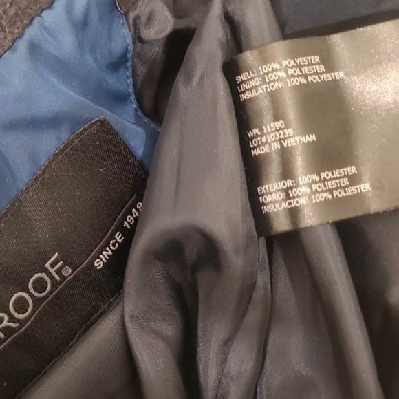 Jacket Coat Weather Proof blue medium - Picture 4 of 6